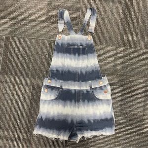 🌈5 for $25 KENSIE GIRL Tie Dye Short Overalls Size 12